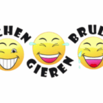 Lachen, gieren brullen